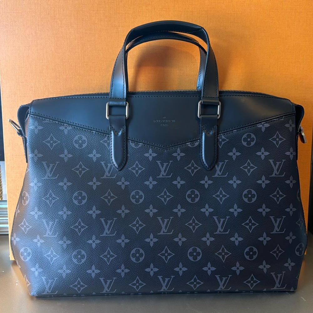 Louis Vuitton Black Monogram Briefcase